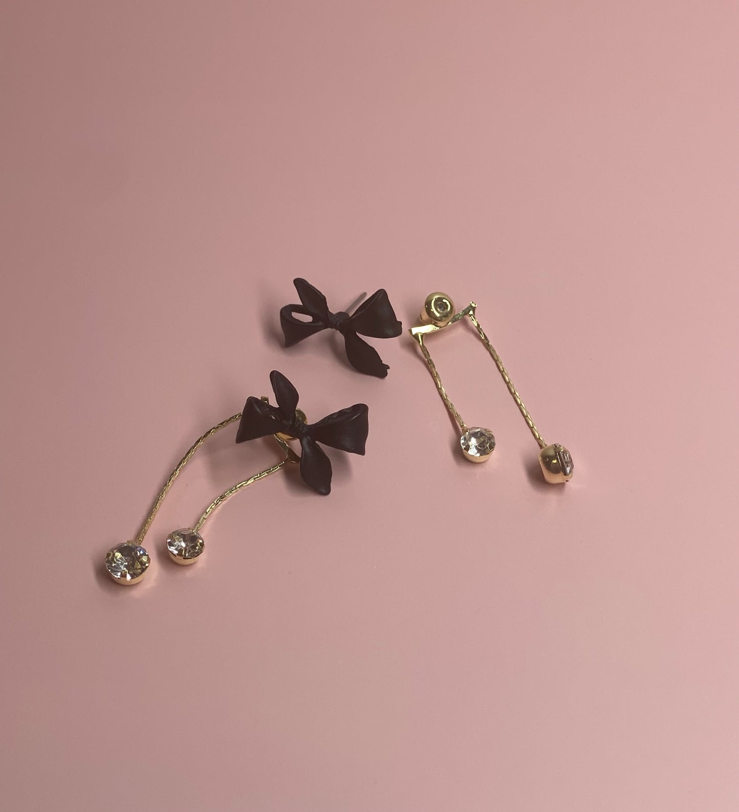 Black Sparkle Bow