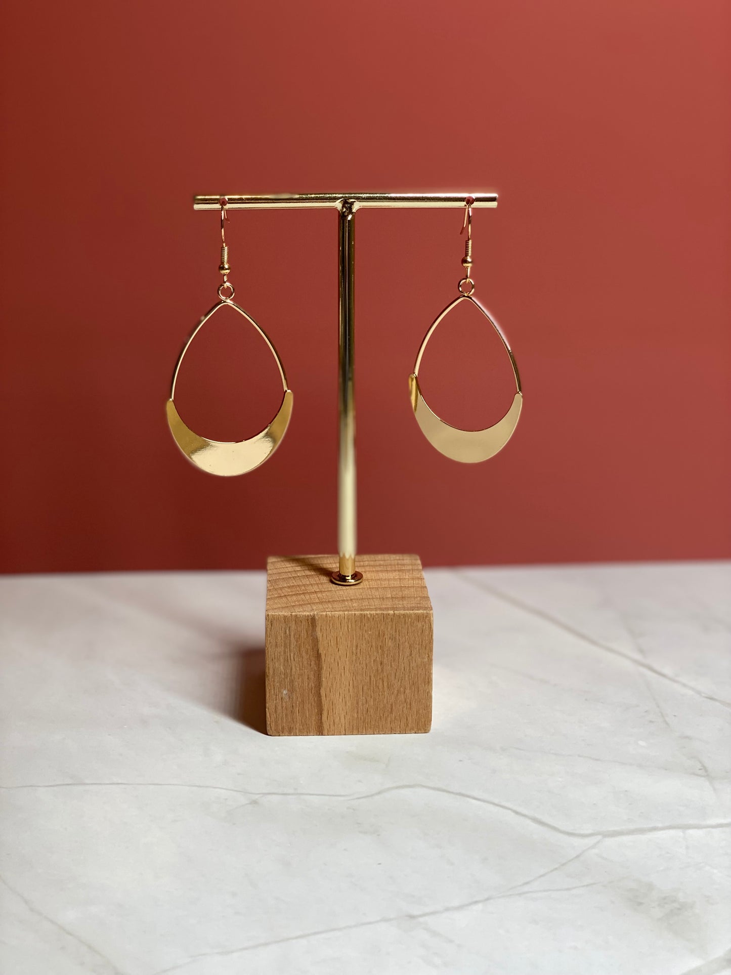 Moon Hoop Dangle