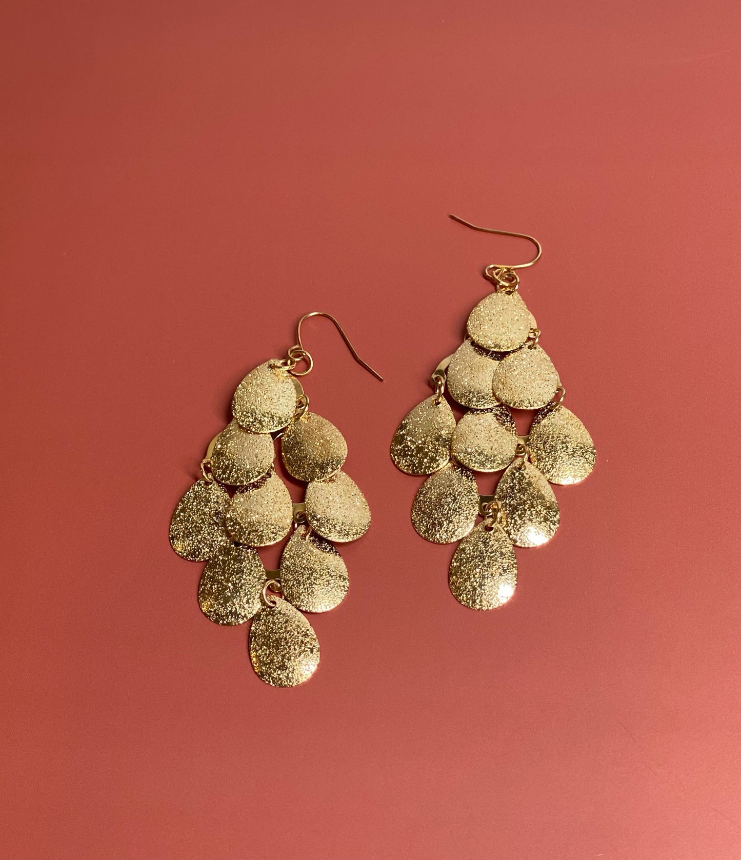 Golden Peacock Dangle