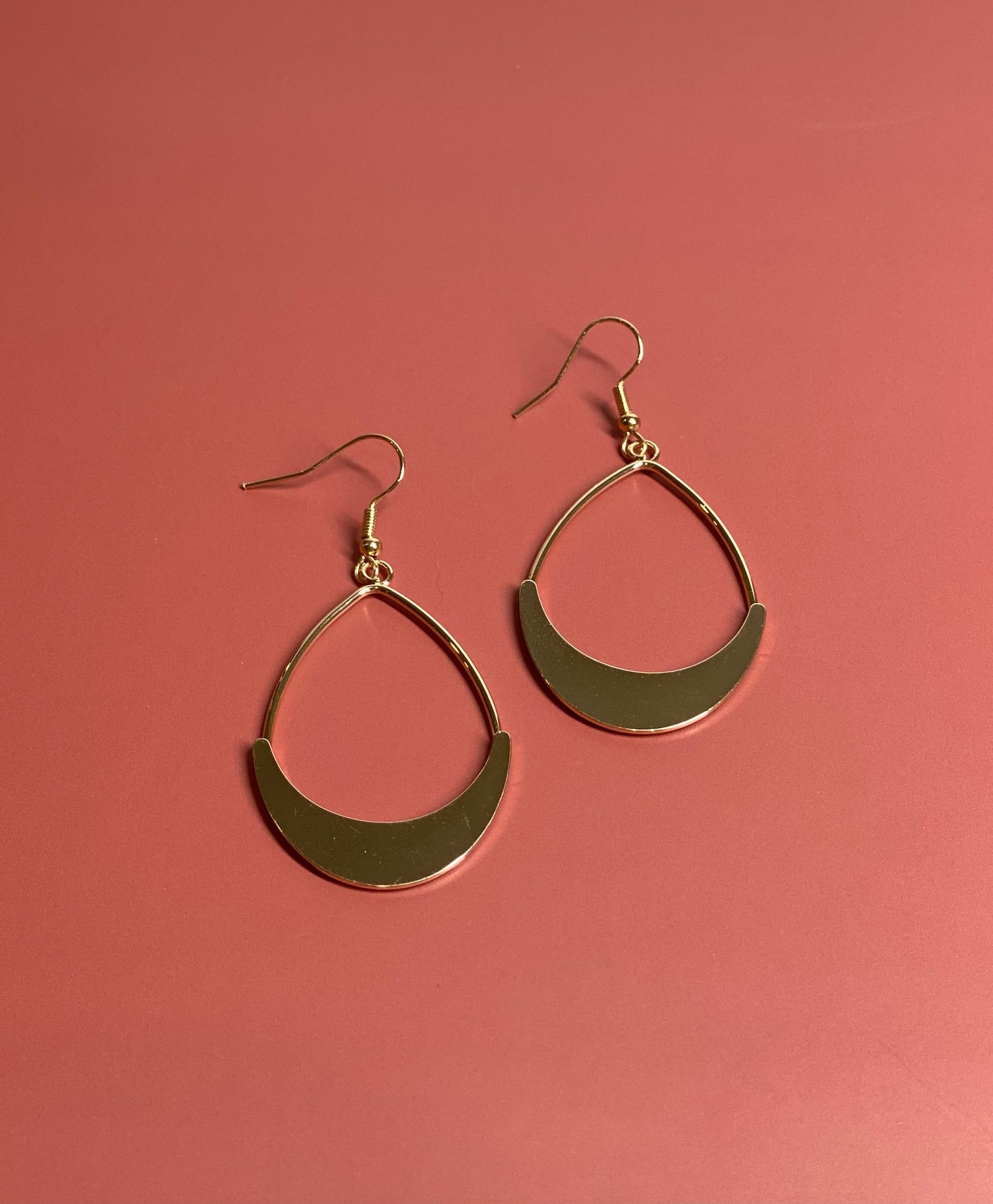 Moon Hoop Dangle