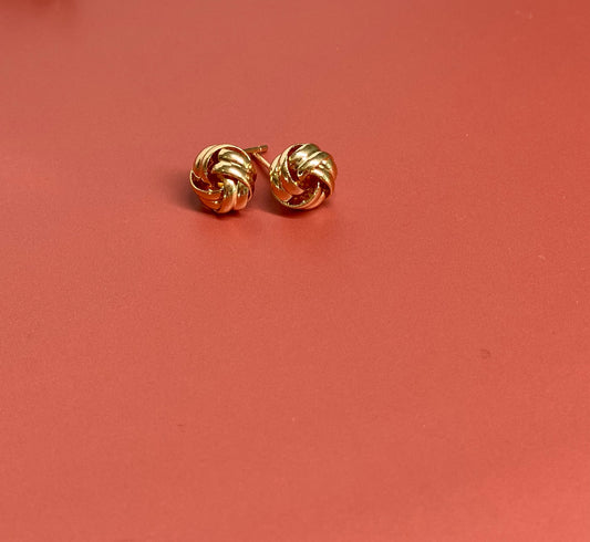 Golden Knots Studs